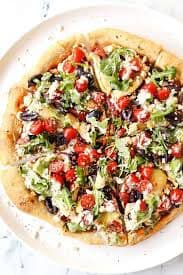 Classic Greek Pizza (Vegetarian)