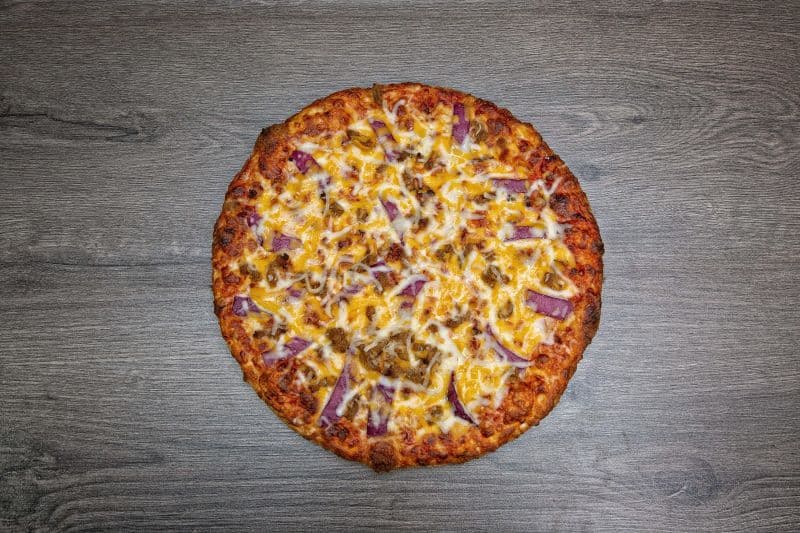 Bacon Cheese Burger Pizza