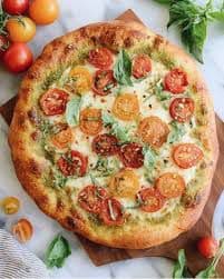 Basil Pesto Pizza (Vegetarian)
